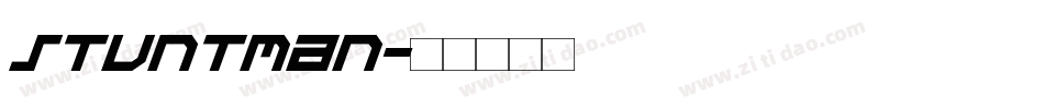 Stuntman字体转换