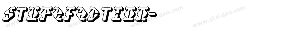 Stupefaction字体转换