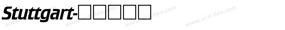Stuttgart字体转换