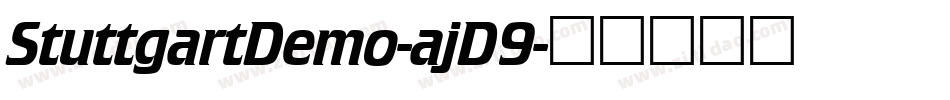 StuttgartDemo-ajD9字体转换