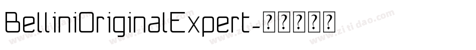 BelliniOriginalExpert字体转换