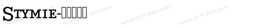 Stymie字体转换