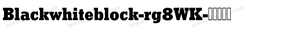 Blackwhiteblock-rg8WK字体转换