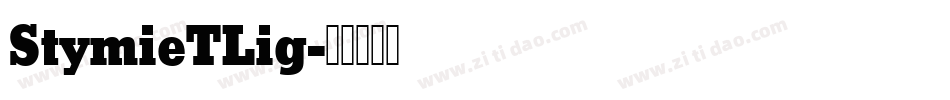 StymieTLig字体转换