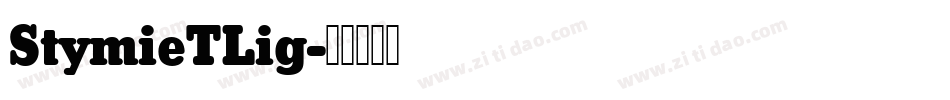 StymieTLig字体转换