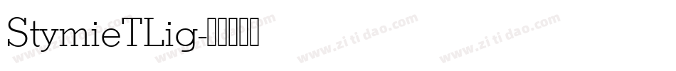 StymieTLig字体转换