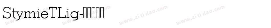 StymieTLig字体转换