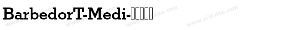 BarbedorT-Medi字体转换
