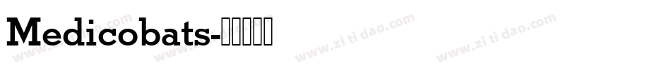 Medicobats字体转换