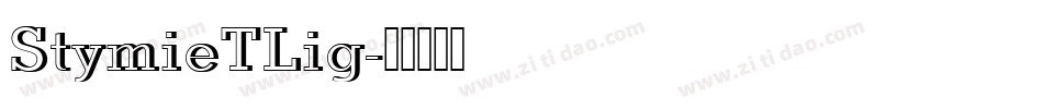 StymieTLig字体转换