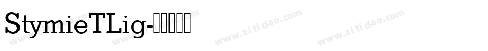 StymieTLig字体转换