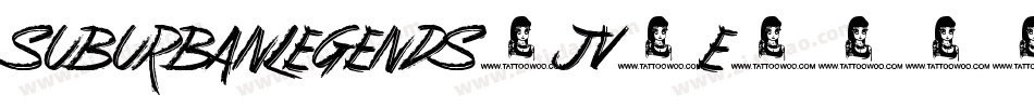SuburbanLegends-JV7E字体转换