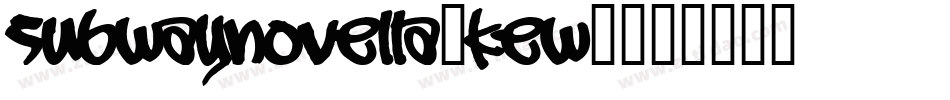 SubwayNovella-KEw7字体转换