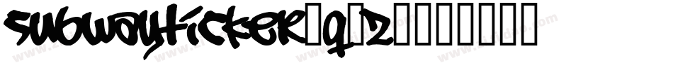 SubwayTicker-q1Z5字体转换