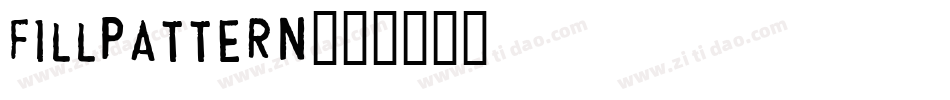 Fillpattern字体转换
