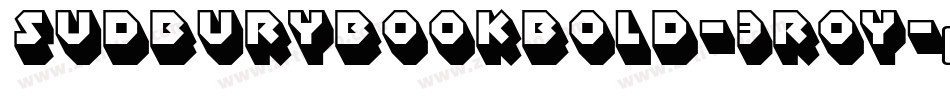 SudburyBookBold-3R0y字体转换