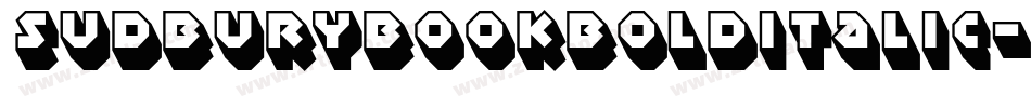 SudburyBookBoldItalic-ZJLl字体转换