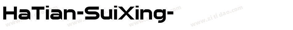 HaTian-SuiXing字体转换