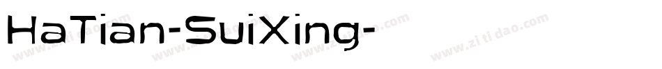 HaTian-SuiXing字体转换