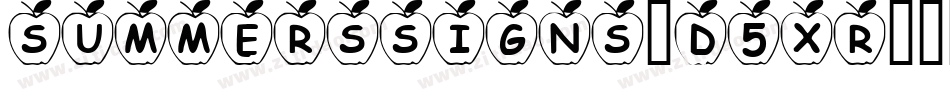 SummersSigns-d5xR字体转换