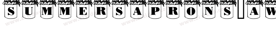 SummersAprons-AwGL字体转换