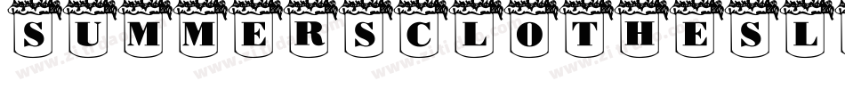 SummersClothesline-5aXB字体转换
