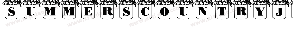 SummersCountryJars-nLv1字体转换