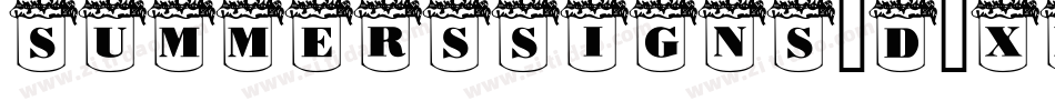 SummersSigns-d5xR字体转换