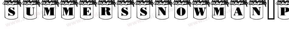 SummersSnowman-PZGB字体转换