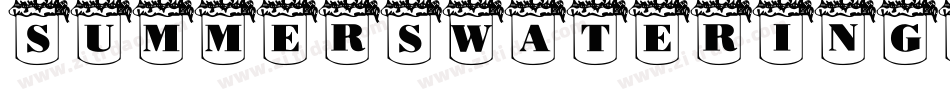 SummersWateringCan-oxxB字体转换