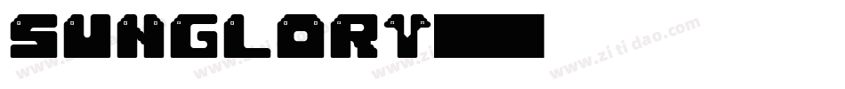 sunglory字体转换