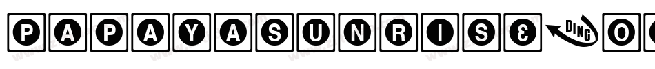 PapayaSunrise-OzdO字体转换