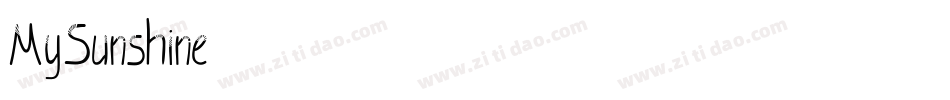 MySunshine字体转换