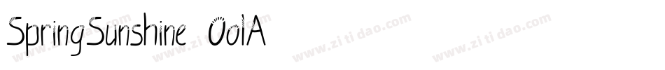 SpringSunshine-OolA字体转换