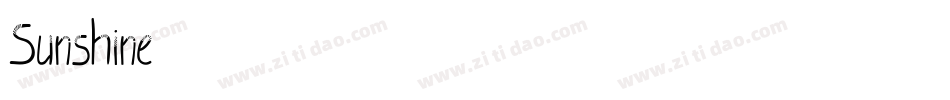 Sunshine字体转换