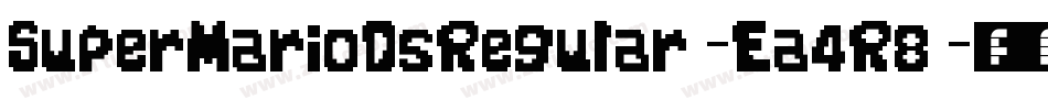 SuperMarioDsRegular-Ea4R8字体转换