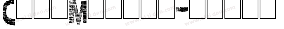 CrawModern字体转换