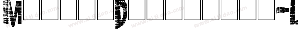 ModernDestronic-LGjD字体转换