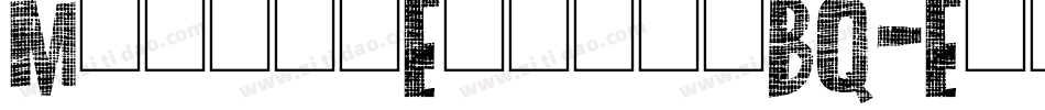 ModernExpertBQ-ExtendedSC字体转换