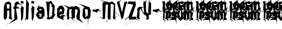 AfiliaDemo-MVZrY字体转换