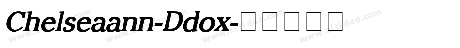 Chelseaann-Ddox字体转换