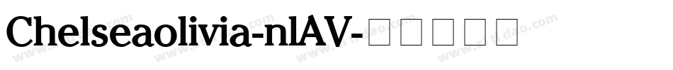Chelseaolivia-nlAV字体转换