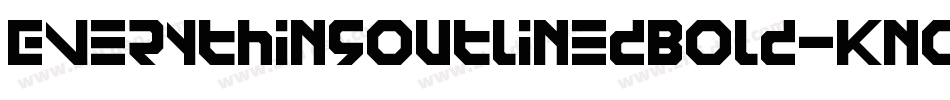 EverythingOutlinedBold-KnOD字体转换