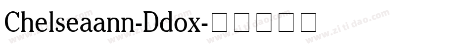 Chelseaann-Ddox字体转换