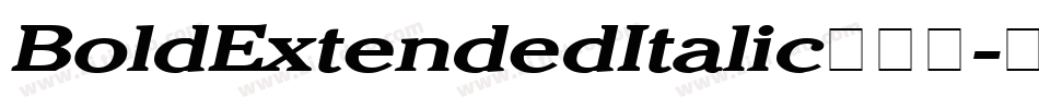 BoldExtendedItalic转换器字体转换