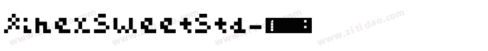 LinexSweetStd字体转换