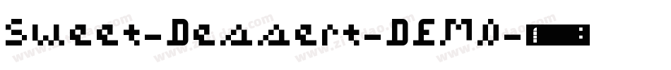 Sweet-Dessert-DEMO字体转换