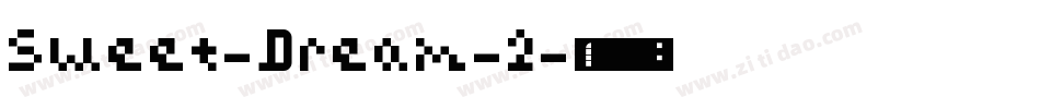 Sweet-Dream-2字体转换