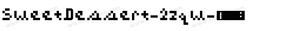 SweetDessert-2zqw字体转换