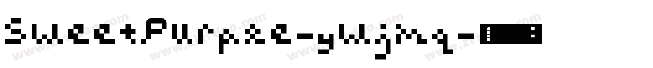 SweetPurple-ywjmq字体转换